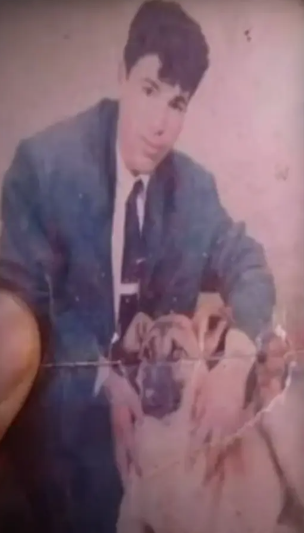 Omar with his dog before the abduction