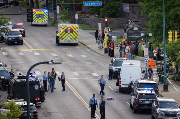 Mass Shooting In Minneapolis neighborhood Leaves Police Dead And Five Civilians Injured