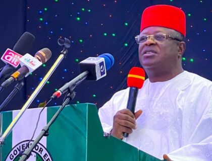 Minister of Works David Umahi Denies Walking Out on Journalists Covering Ministry Activities