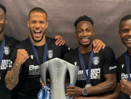 Super Eagles Captain Troost-Ekong Wins Greek League with PAOK