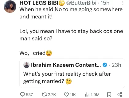 Woman Reveals Initial Shock After Marriage and How She Got ‘Revenge’ on Her Husband