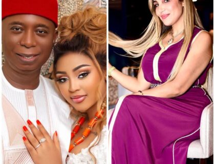 “Na So Polygamy Dey Sweet?”– Nigerians React as Ned Nwoko’s Moroccan Wife Celebrates Wedding Anniversary with Regina Daniels