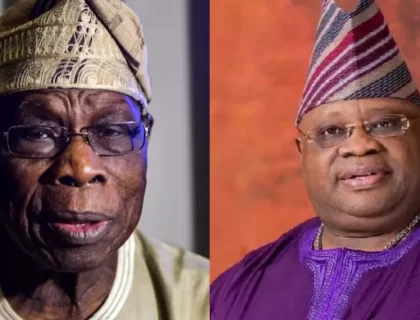 Ensure you work as you dance- Obasanjo to Governor Adeleke
