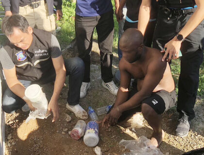 Three Nigerian Men and Russian National Arrested for Drug Dealing in Thailand
