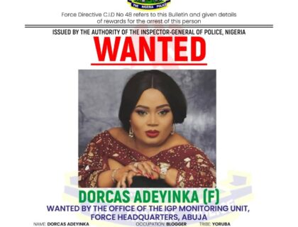 Police declare UK-based Nigerian socialite and blogger wanted for abduction, cyber-stalking, and murder