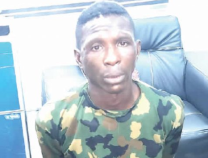 Impostor Posing as Military Officer Apprehended in Ogun