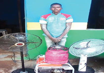 Police Arrest Alleged Burglar, Recover N577,000 Worth Of Stolen Goods