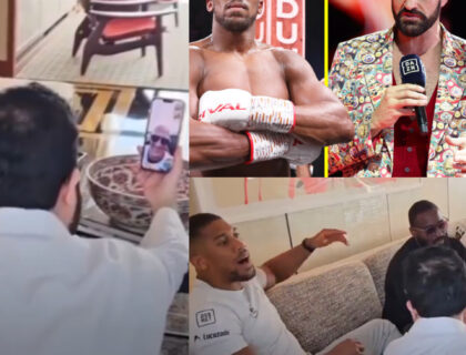“I’m Waiting For You” –  Anthony Joshua And Tyson Fury Trade Blows During Video Call
