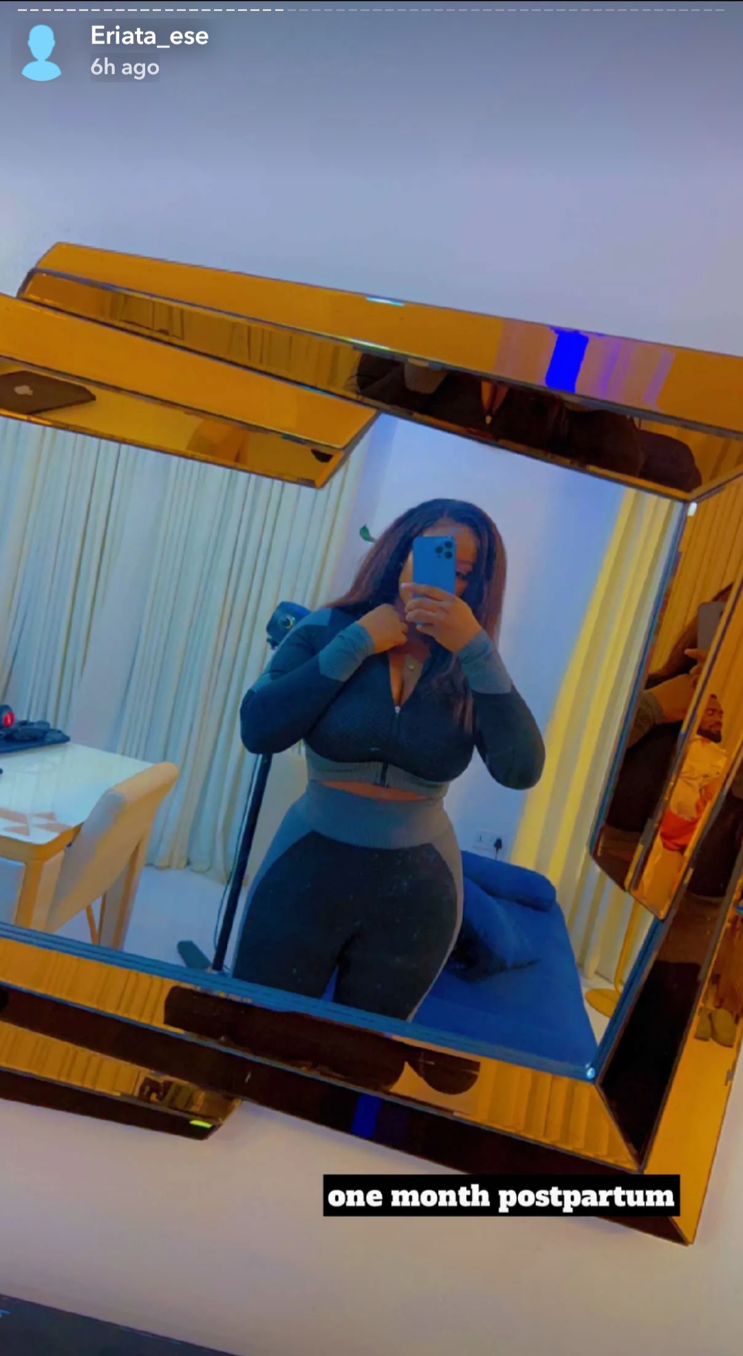 BBNaija Star Eriata Ese Shares Baby Bump Video, Admits She Welcomed a Child