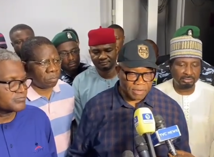 Akpabio Promises Laws to Protect Local Industries After Dangote Refinery Tour