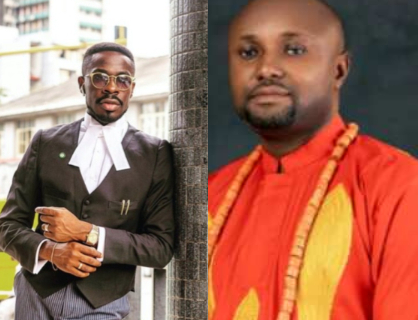 Isreal DMW Explains Why He Blurred Bobo Ajudua’s Face In A Photo He Shared From Davido’s Wedding