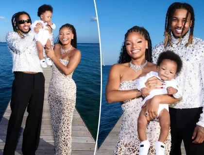 Actress Halle Bailey And DDG Share Photos Of Their Son Halo For The First Time