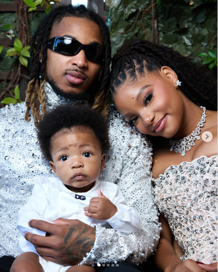 Actress Halle Bailey And DDG Share Photos Of Their Son Halo For The First Time