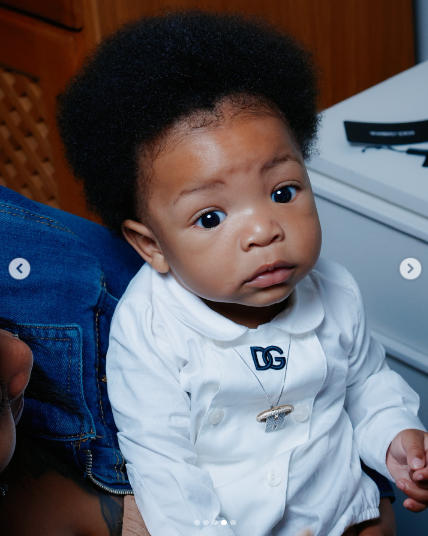 Actress Halle Bailey And DDG Share Photos Of Their Son Halo For The First Time