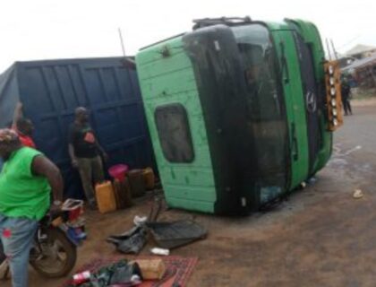 Conductor Crushed To Death As Truck Falls In Anambra