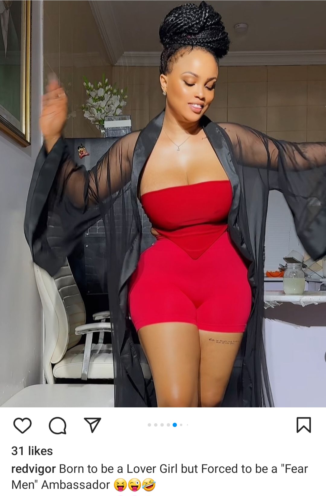 Maureen Esisi Refers To Herself As A "Born Lover girl" Who Has Been Forced To Be A "Fear Men Ambassador"