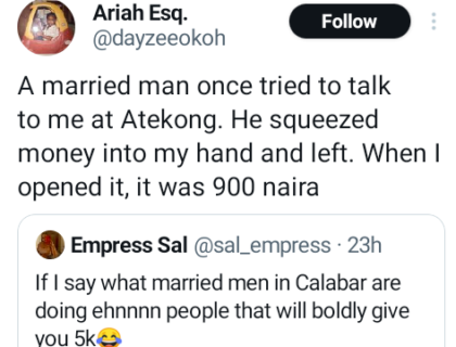 Nigerian Lawyer Reveals Amount Of Money A ‘Generous’ Married Man Gave Her