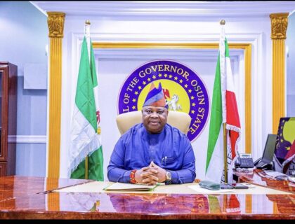 Scammers Hack Osun governor Adeleke’s Phone