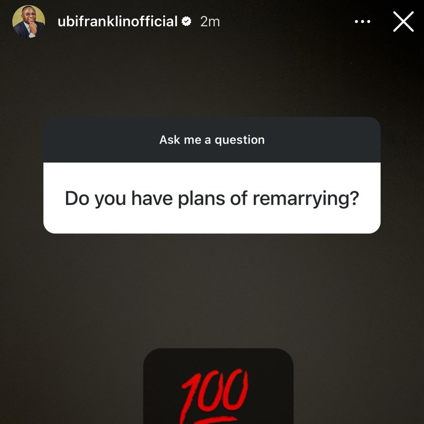 Ubi Franklin Responds After He Was Asked If He Was Still In Love With Lilian Esoro, His Ex-Wife