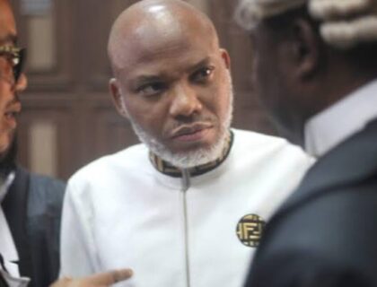 IPOB Tells FG To Release Nnamdi Kanu Unconditionally As His Health Is Deteriorating