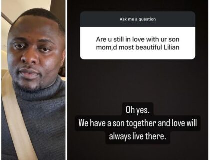 Ubi Franklin Responds After He Was Asked If He Was Still In Love With Lilian Esoro, His Ex-Wife