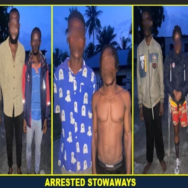 Nigerian Navy Nabs Eight Stowaways And Rescues Eight Female Victims Of Human Trafficking