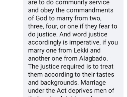 Strong Men Don’t Handle One Woman – Nigerian Man Says