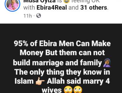 Kogi Woman Calls Out Men From Ebira