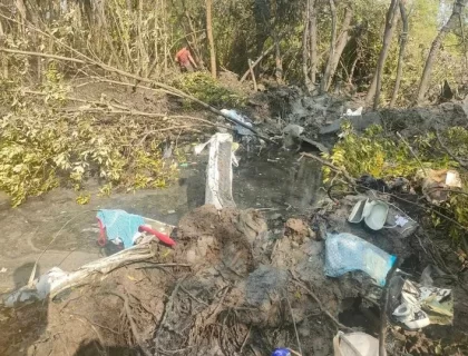 Authorities Search For Survivors After Plane Crashes Into Thailand Forest