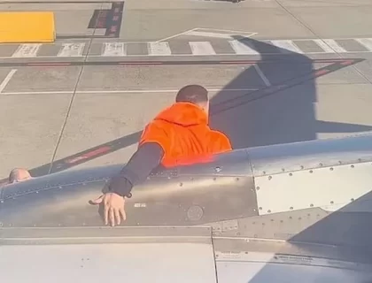 Plane Horror As Passenger Opens Emergency Exit And Jumps Out Of Aircraft