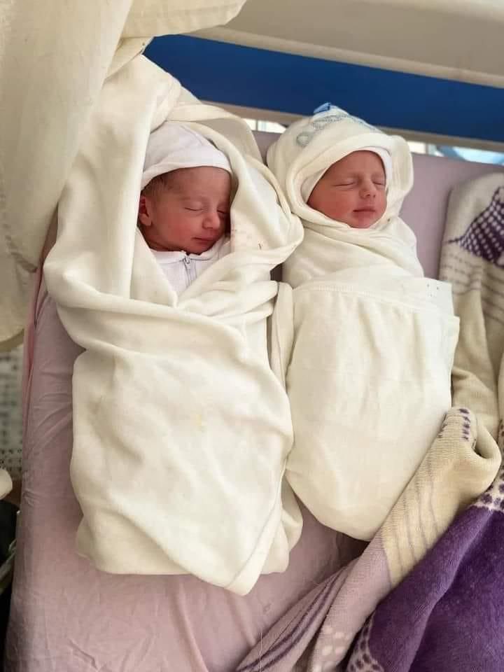 Man Devastated After Newborn Twins and Wife Killed in Israeli Airstrikes on Gaza Hospital While He Was Out for Birth Certificate