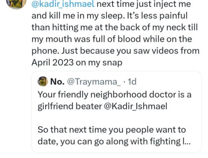 Woman Accuses Her Doctor Boyfriend of Physical Abuse, He Responds
