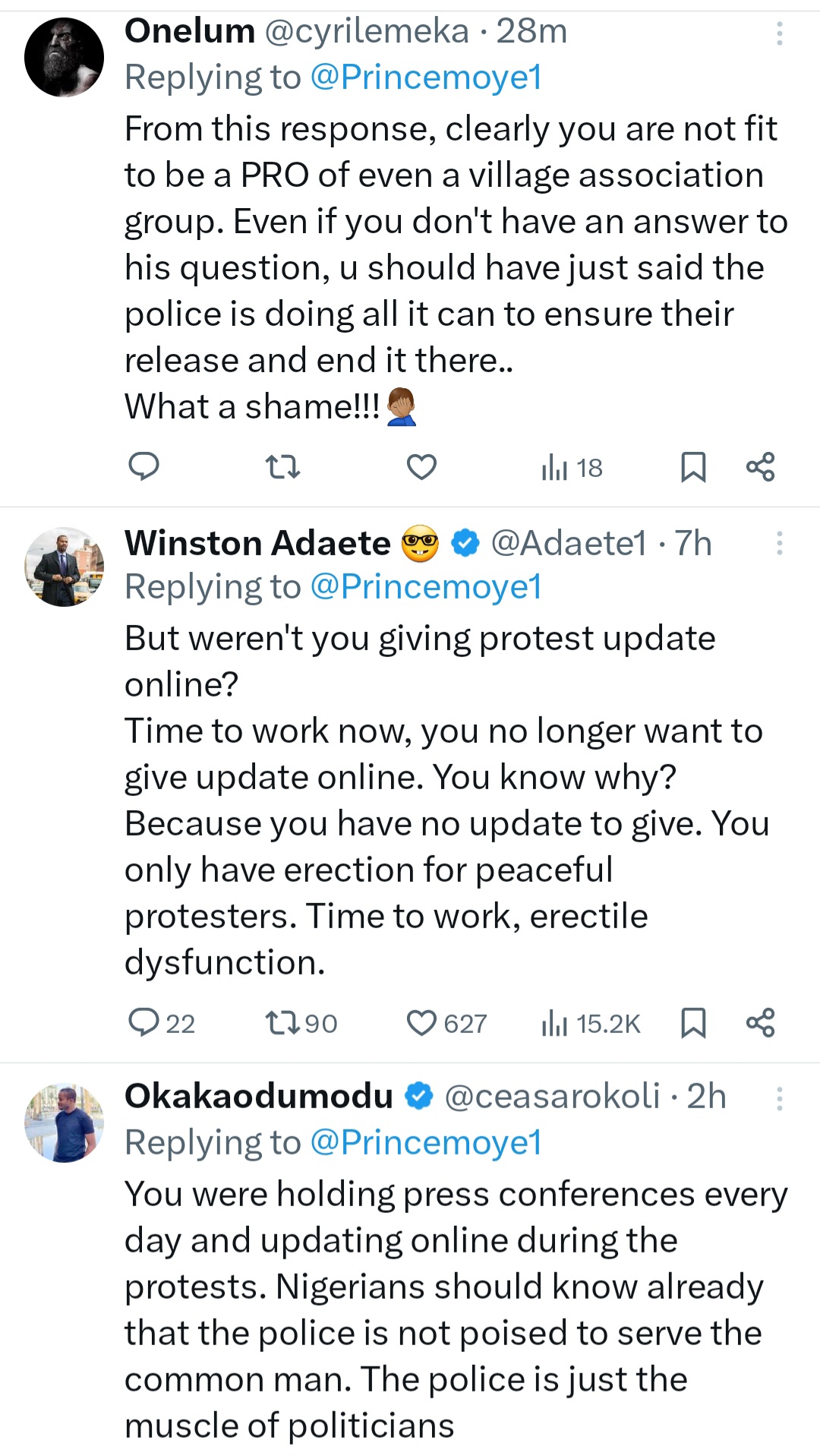 "Do You Expect Us To Update You Online?" Force PRO Olumuyiwa Adejobi Responds To Inquiry On Abducted Medical Students