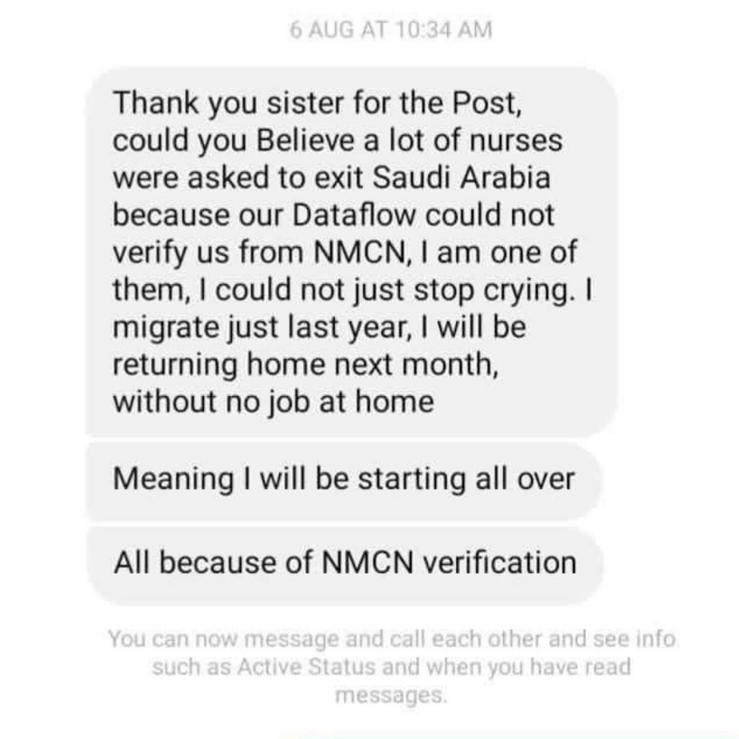 Nigerian Doctor Criticizes NMCN For Refusing To Verify Licenses Of Nurses Planning To Travel Abroad, Calling It Professional Imprisonment