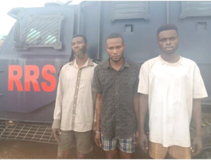 Police Arrest Ex-Con, Two Others For Armed Robbery, Kidnapping And Murder In Ekiti