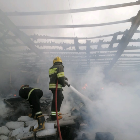 Fire Outbreak At Trade Fair In Lagos