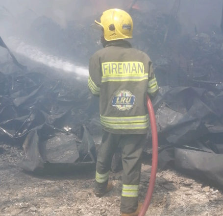 Fire Outbreak At Trade Fair In Lagos