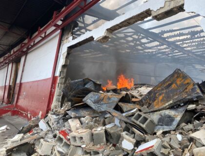 Fire Outbreak At Trade Fair In Lagos