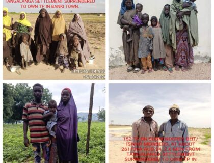 Troops Neutralize Terrorists, Arrest Suspected Kidnappers of Retired Military Officer; 11 Boko Haram Fighters and Their Families Surrender in Borno