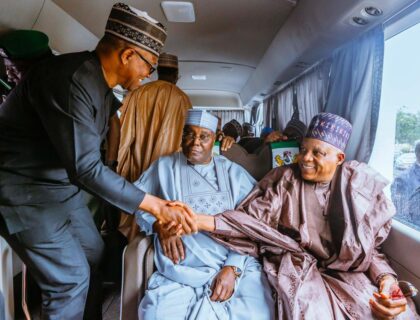 “Caption Not Needed,” Former Presidential Aide Bashir Ahmad Writes While Sharing Photo of Peter Obi Shaking Hands with VP Shettima