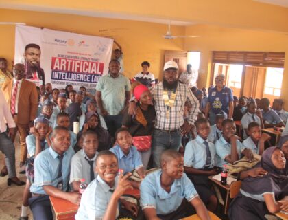 Rotary Club of Omole-Golden Partners with Ritemate Technologies to Train 100 Students in Artificial Intelligence