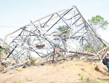 TCN Reports Gombe-Borno Transmission Tower Destroyed by Vandals