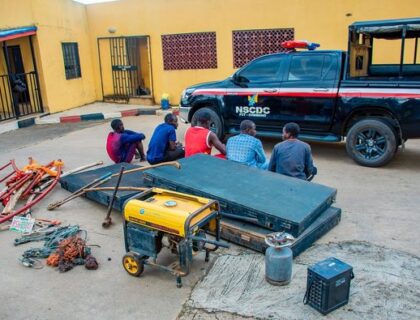 NSCDC Detains Five Suspected Vandals in Abuja
