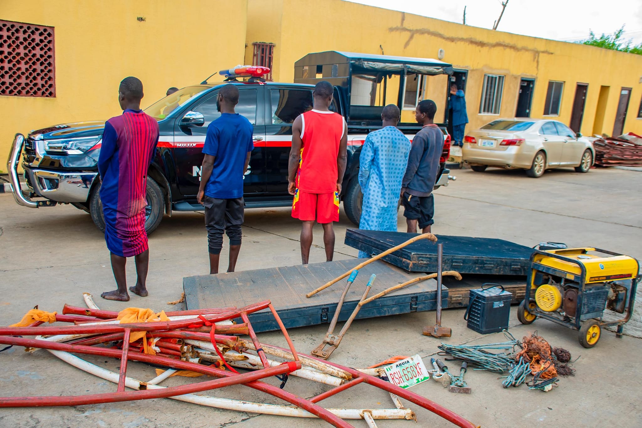 NSCDC Detains Five Suspected Vandals in Abuja