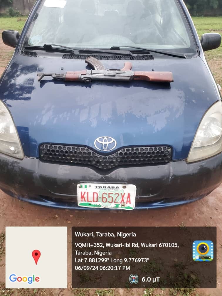 Driver Escapes as Troops Arrest Vehicle Owner with AK-47 in Taraba