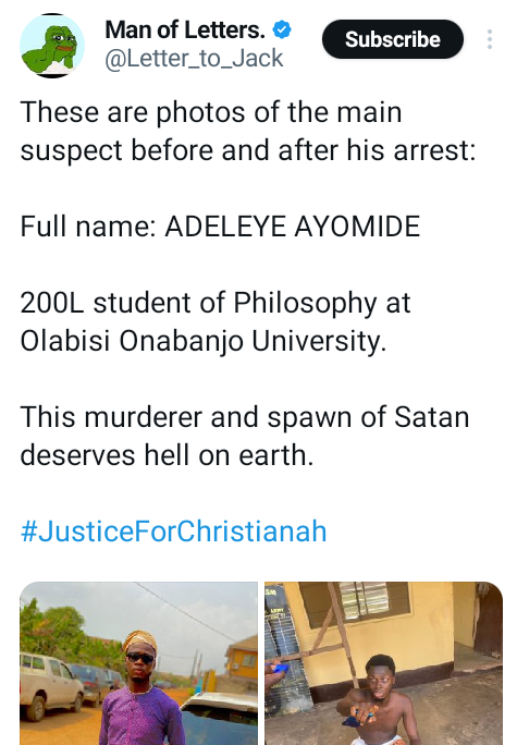 How A ‘Friend’ Reportedly Kidnapped And Murdered Ogun Varsity Student After Collecting Ransom