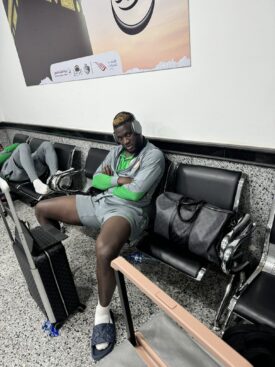 Super Eagles Captain William Troost-Ekong Shares Photos of Teammates Stranded at Libyan Airport for Nearly 20 Hours