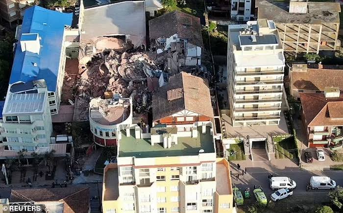 One Dead, Many Trapped as Ten-Storey Hotel Collapses in Argentina