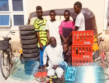Six Suspects Arrested for Alleged Theft, Trespass, and Burglary as Police Crack Down on Marauders in Yobe