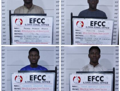 Kwara Court Sentences Varsity Student and Three Others to Prison for Internet Fraud